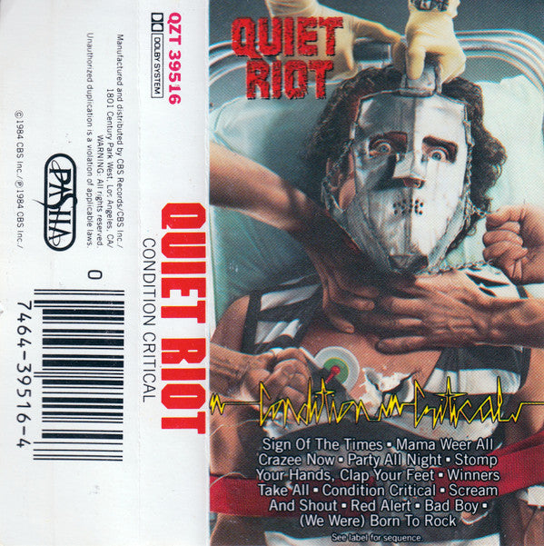 Quiet Riot : Condition Critical (Album)