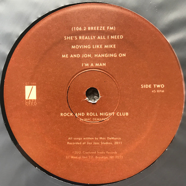 Mac DeMarco : Rock And Roll Night Club (12",EP,45 RPM)