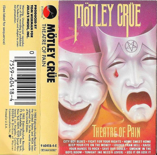 Mötley Crüe : Theatre Of Pain (Album)