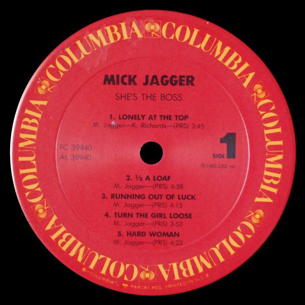 Mick Jagger : She's The Boss (LP,Album,Stereo)