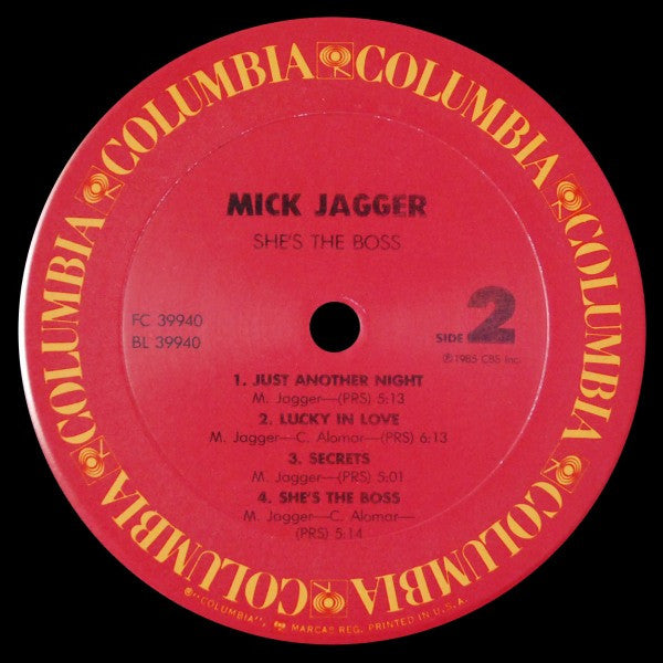 Mick Jagger : She's The Boss (LP,Album,Stereo)