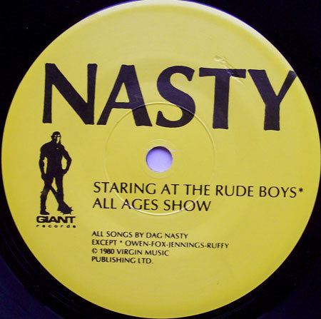 Dag Nasty : All Ages Show (7",Single,45 RPM)