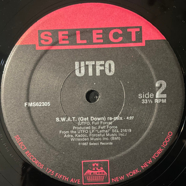 UTFO Featuring Anthrax : Lethal (12",33 ⅓ RPM)