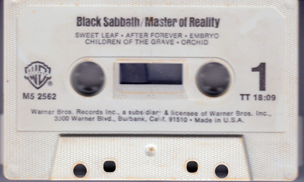 Black Sabbath : Master Of Reality (Album,Reissue)