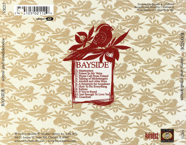 Bayside : Sirens And Condolences (Album,Enhanced)