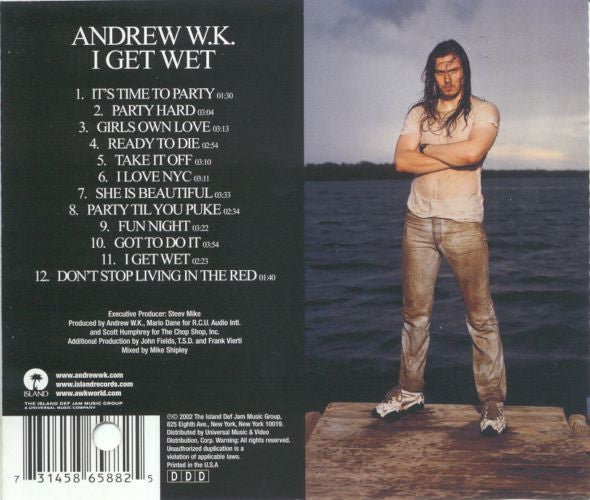 Andrew W.K. : I Get Wet (Album)