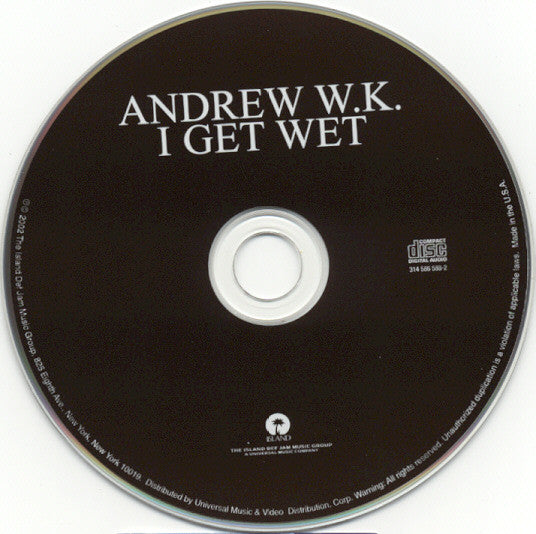 Andrew W.K. : I Get Wet (Album)