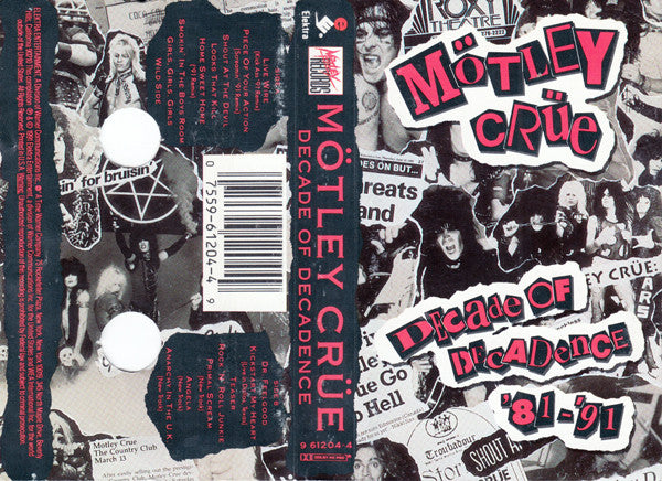 Mötley Crüe : Decade Of Decadence '81-'91 (Compilation)