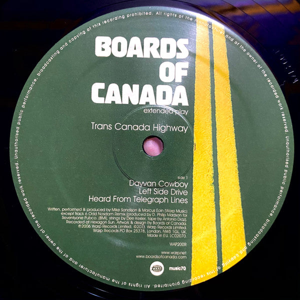 Boards Of Canada : Trans Canada Highway (12",33 ⅓ RPM,EP,Reissue,Repress)