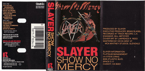 Slayer : Show No Mercy (Album,Reissue)