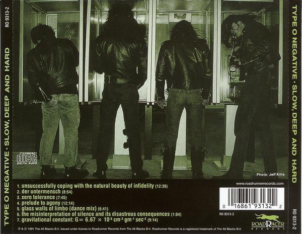 Type O Negative : Slow, Deep And Hard (Album,Reissue)