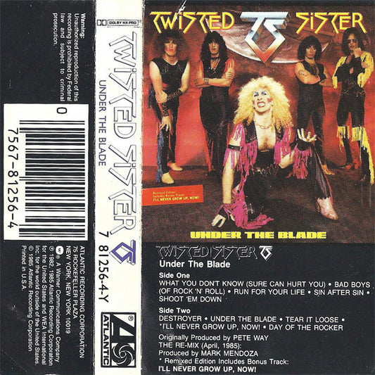 Twisted Sister : Under The Blade (Album,Reissue)