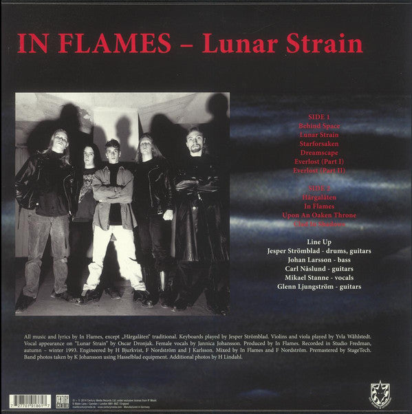 In Flames : Lunar Strain (LP,Album,Reissue)