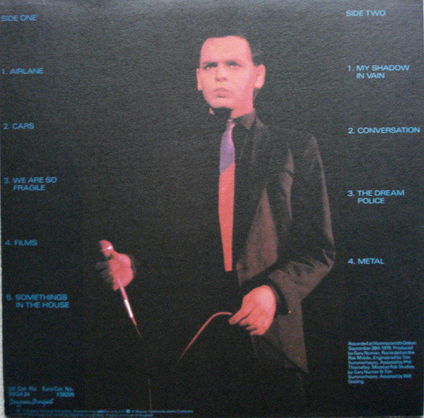 Gary Numan : Living Ornaments '79 And '80 (LP,Album,Stereo)