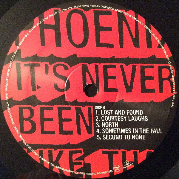 Phoenix : It's Never Been Like That (LP,Album,Reissue)