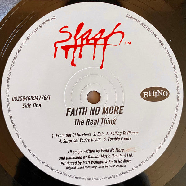 Faith No More : The Real Thing (LP,Album,Reissue)