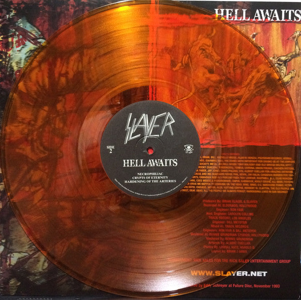 Slayer : Hell Awaits (LP,Album,Reissue)