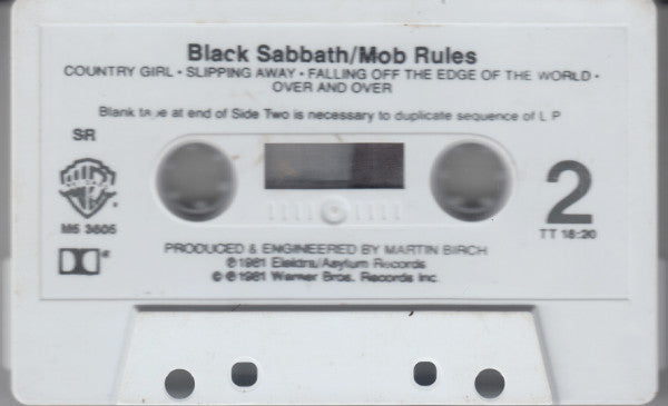 Black Sabbath : Mob Rules (Album)