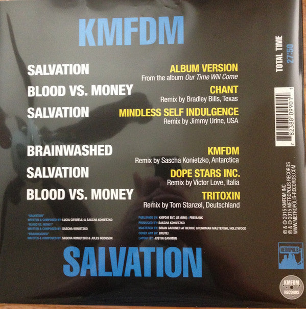 KMFDM : Salvation (12",45 RPM,EP,Limited Edition)