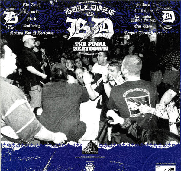 Bulldoze : The Final Beatdown (LP,Compilation,Limited Edition,Numbered)