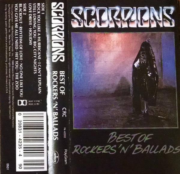 Scorpions : Best Of Rockers 'N' Ballads (Compilation,Club Edition)