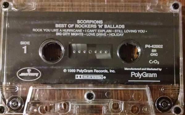 Scorpions : Best Of Rockers 'N' Ballads (Compilation,Club Edition)