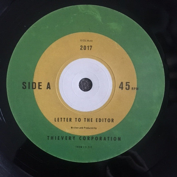 Thievery Corporation : Letter To The Editor (7",45 RPM,Single)
