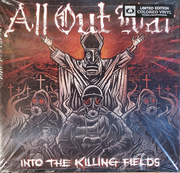 All Out War : Into The Killing Fields (LP,Album,Limited Edition,Repress)