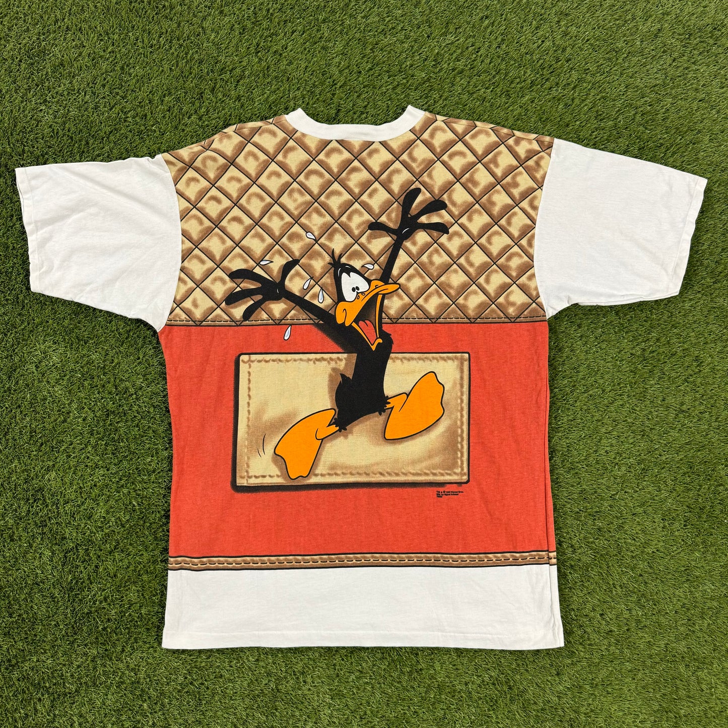 Looney Tunes - Vintage AOP Tazz Daffy Duck T-Shirt