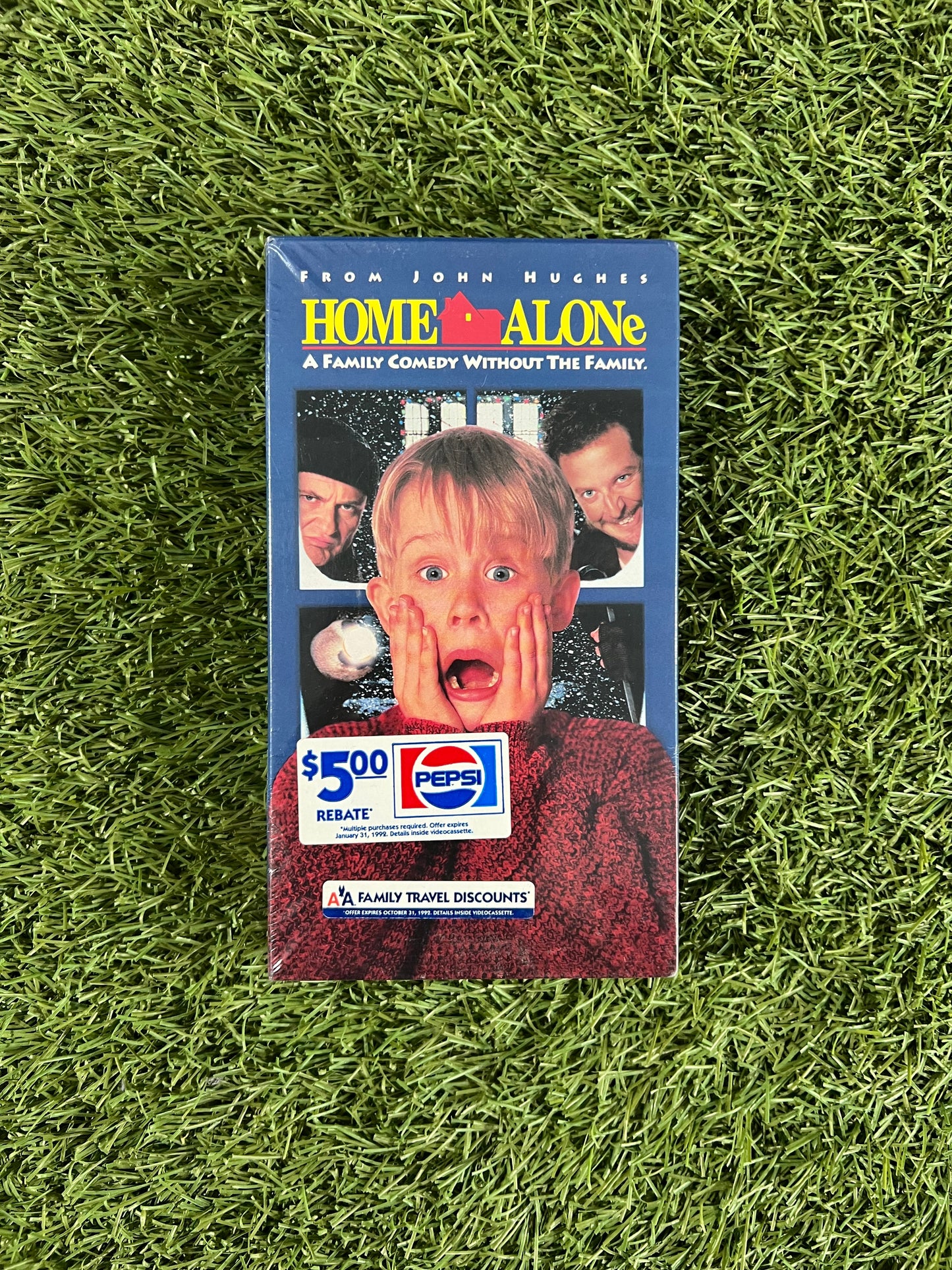 Home Alone VHS (SEALED W/HYPE STICKERS)